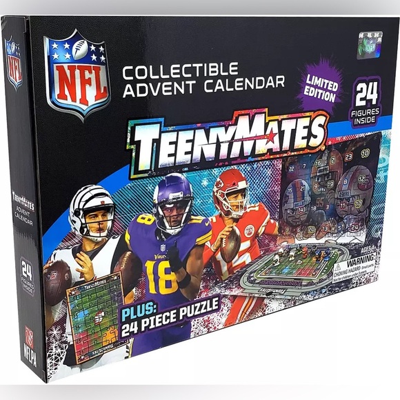 Party Animal NFL Color Rush TeenyMates Advent Calendar. NWT in box! - Picture 4 of 5